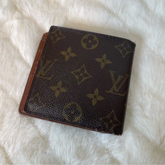 LOUIS VUITTON Porteuille Marco compact wallet vintage men’s bifold - Picture 5 of 16